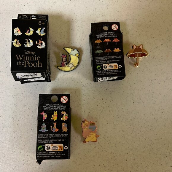 PICK ONE Disney Loungefly Pooh & Friends Mystery Blind Box Pins Updated 10-27-25 - Picture 6 of 15